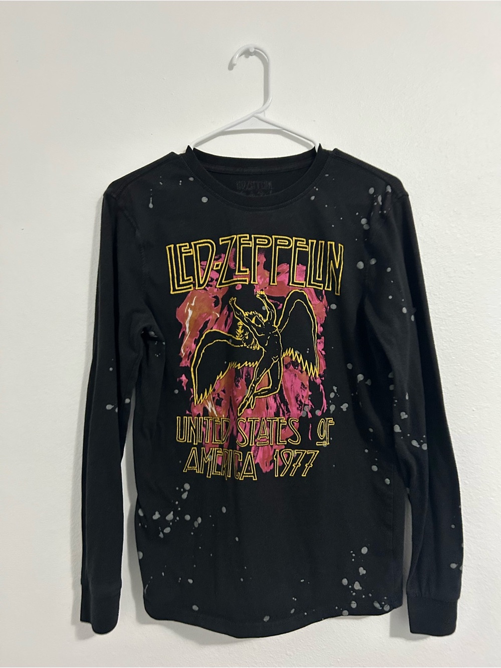 Led Zeppelin Black Long Sleeve Graphic Tee